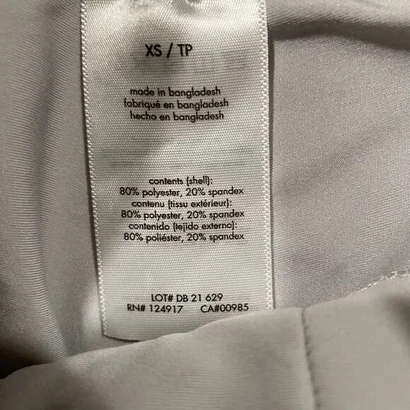 We Wore What Gray Lace Up High Waist Leggings XS Stretch Athleisure Pants - Picture 8 of 9